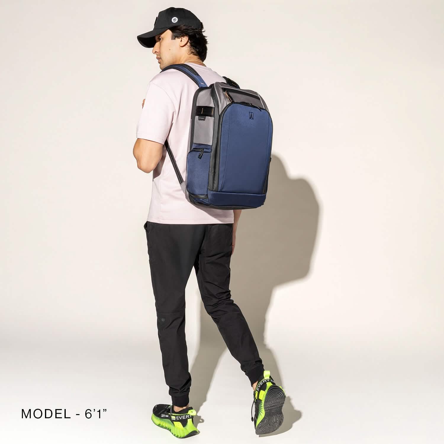 Altitude™ All-Purpose Full Expansion Laptop Backpack 24-34L- Stellar Navy Grey - Image 31