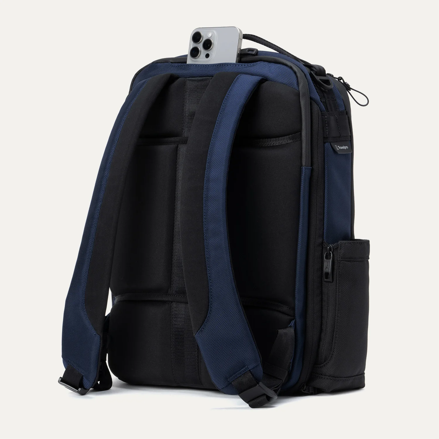Altitude™ Slim Expandable Laptop Backpack 20-24L- Stellar Navy/ Grey - Image 27